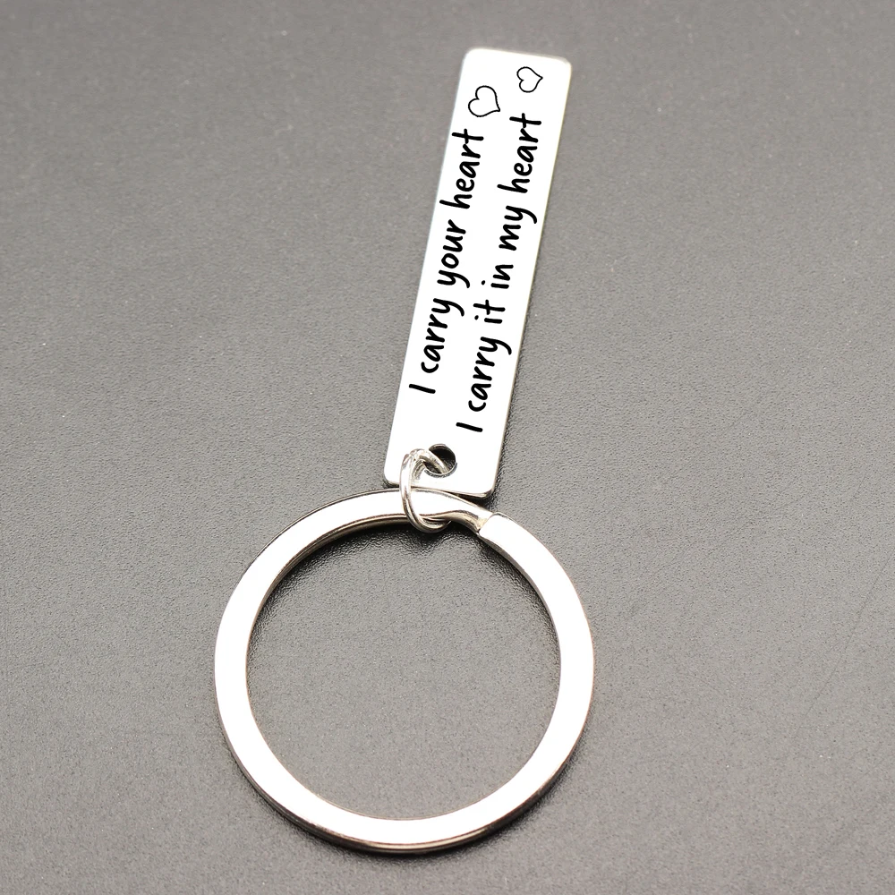 Брелоки для пар я ношу ваше сердце Icarry It In My Heart Keyring Boyfriend/Girlfriend ychain | Украшения и