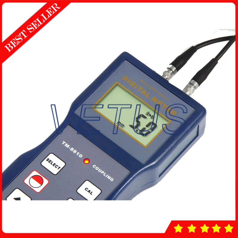 TM8810 Digital Ultrasonic Thickness Gaug for Aluminum Steel Cast Iron thickness measuring instrument | Инструменты