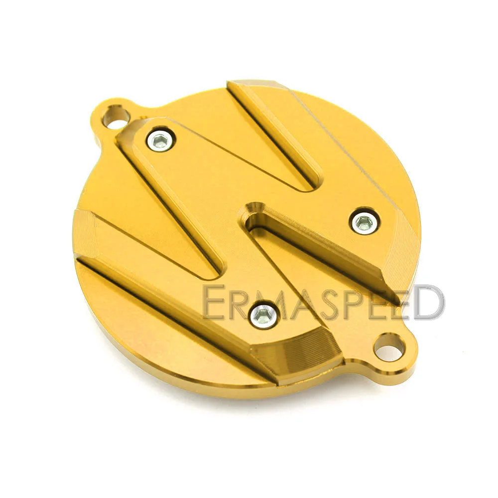 CNC алюминиевый мотоцикл модифицированное дополнение части двигателя декоративная крышка круглый черный красный желтый для HONDA MSX125 MSX SF125 - Цвет: Gold