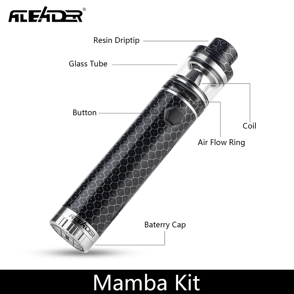 Оригинальный Aleader Mamba vape набор электронных сигарет стартовый 2 мл емкость 0.1ohm VS