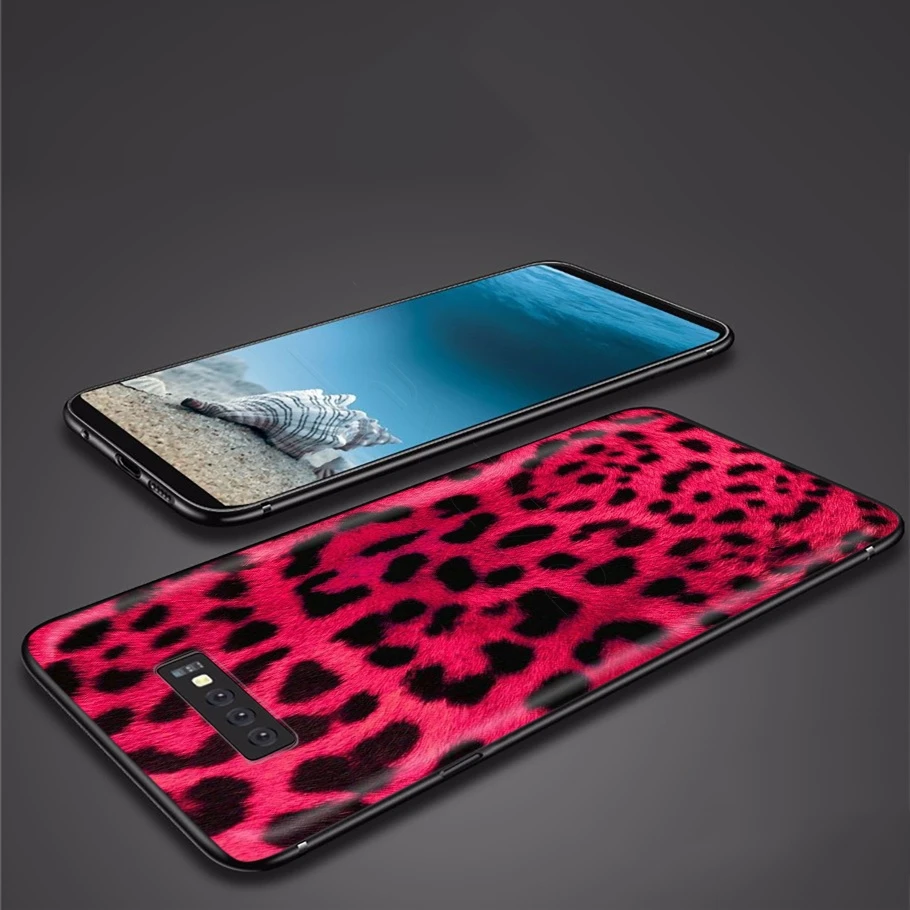 Модный чехол с леопардовым принтом Тигра для Samsung Galaxy J6 A9 A8 A7 A70 A6 A5 A50 A40 A30 A3 A10 A51 A71