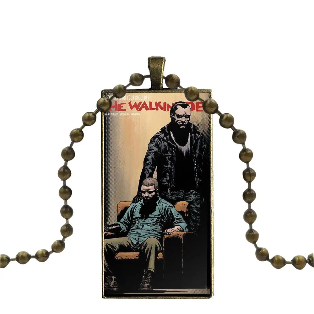 EJ glaze The Walking Dead Rick Grimes модное ожерелье для девочек колье ручной работы в