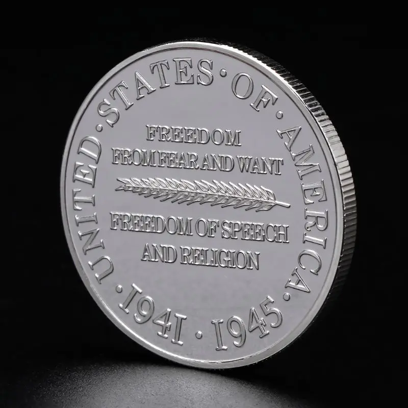Серебряная/Золотая памятная монета 2-й мировой войны американская коллекция