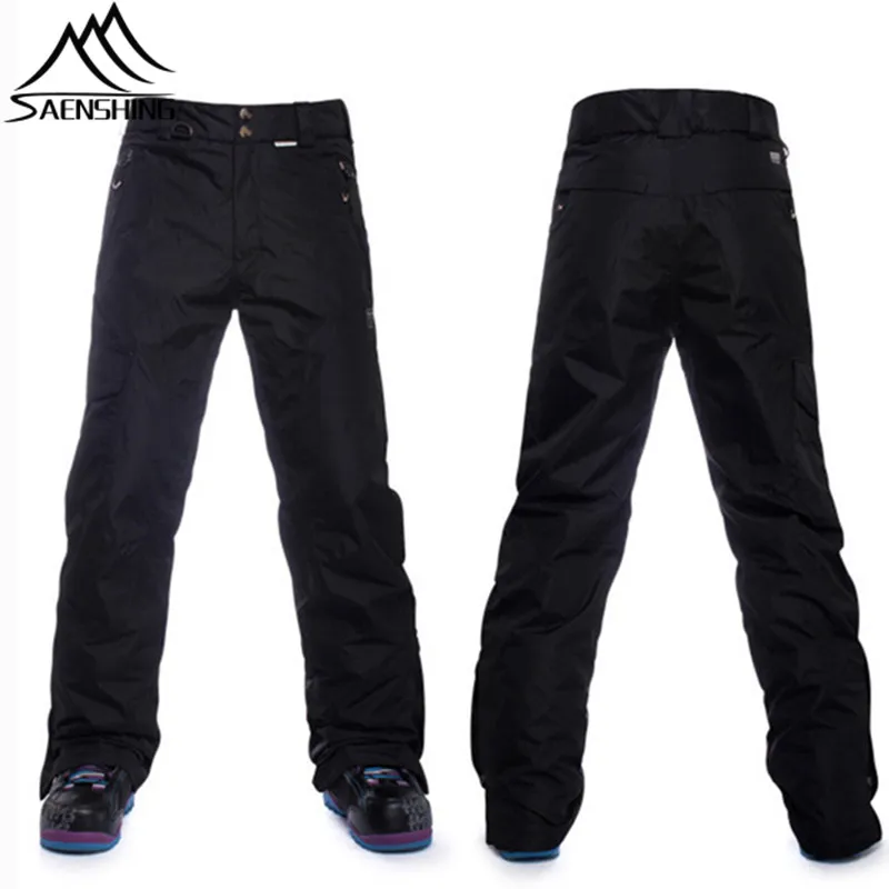 Saenshing штаны для сноуборда зимние лыжные мужские плотные теплые