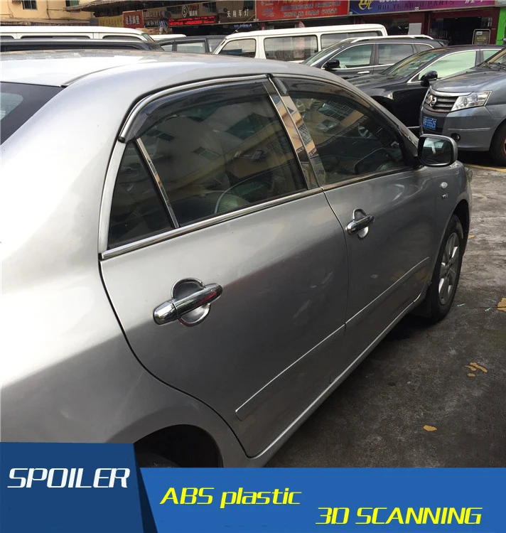 Пластиковый козырек для окна Corolla вентиляционные оттенки защита от солнца и