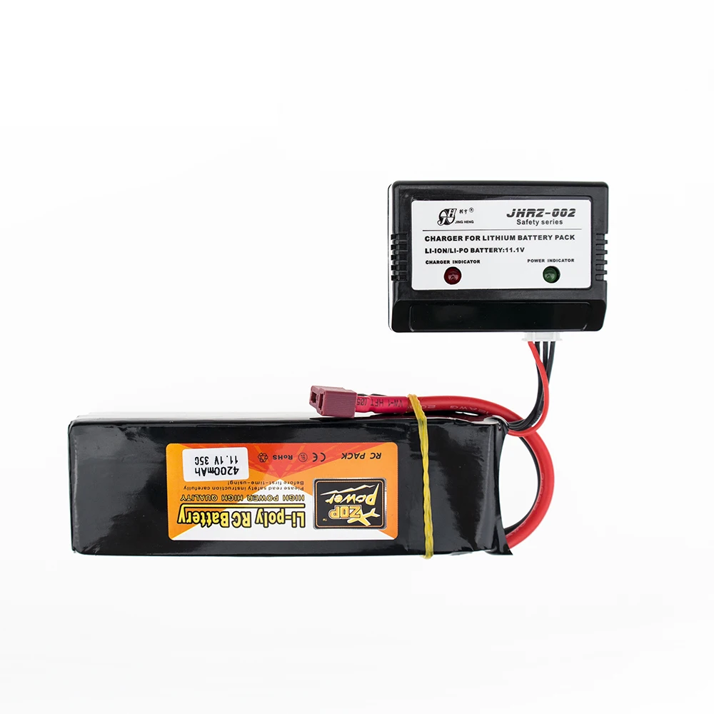 Zop Power 11 1 В 4200 мАч с европейской вилкой зарядное устройство 3S 35C LiPo батарея XT60 или T