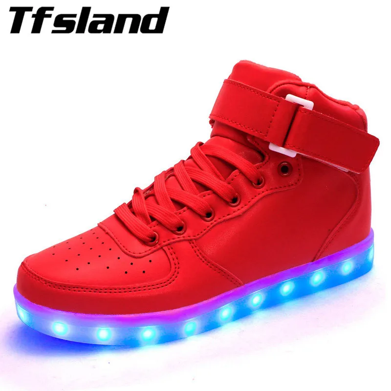 Tfsland/светящаяся обувь со светодиодной подсветкой для мужчин и женщин светящаяся