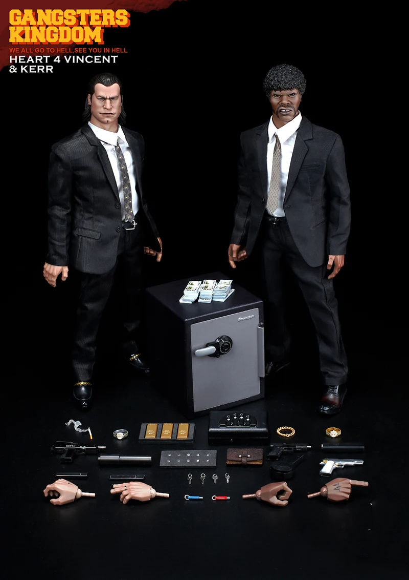 2 полный набор кукол DAMTOYS 1/6 гангстерское Королевство-сердце 4 Винсента и Керра GK015 2 фигурки коллекция кукол игрушки подарок