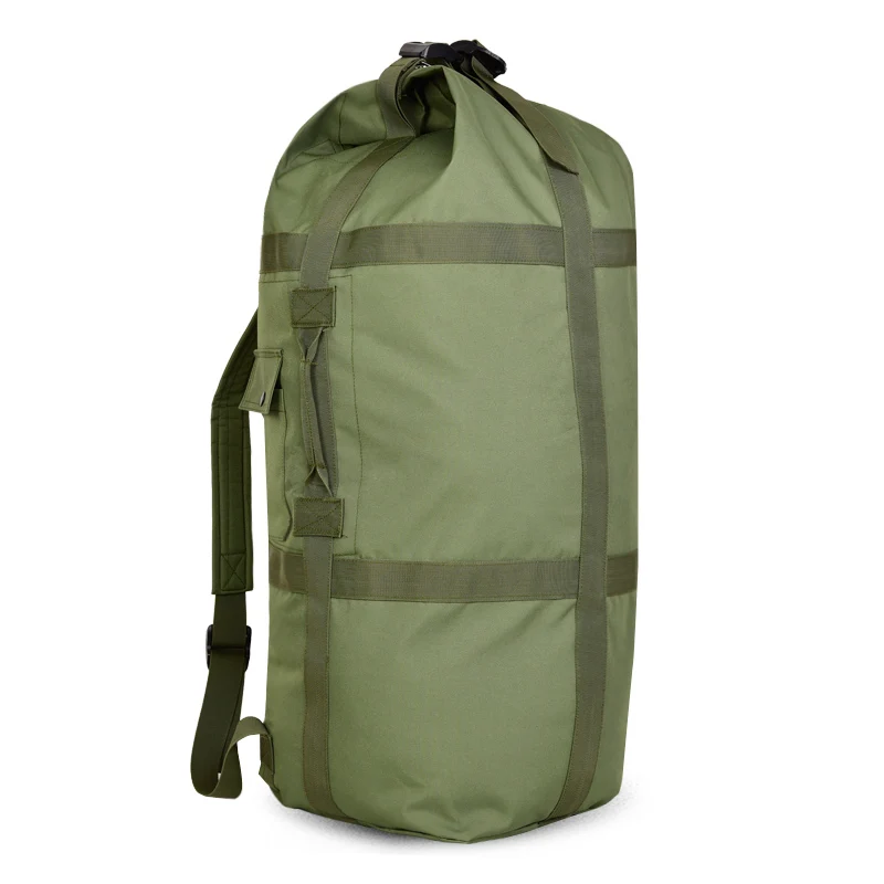 army green Большой Вместительный мужской походный рюкзак, дорожная сумка, нейлоновая сумка-ведро, сумка для альпинизма, кемпинга, треккинга, Blaso Sport XA160D - Цвет: army green