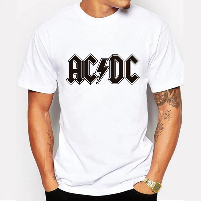 The Evolution AC DC 3d печатная летняя брендовая футболка мужская мода стиль футболка от производителя брендовая одежда 83-10 - Цвет: 8