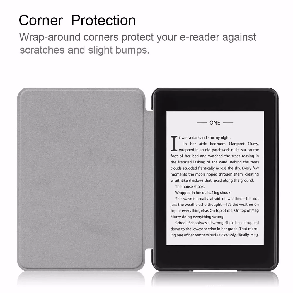 Чехол из искусственной кожи для Amazon Kindle Paperwhite 4 2018 10 поколение 6 дюймов Магнитная