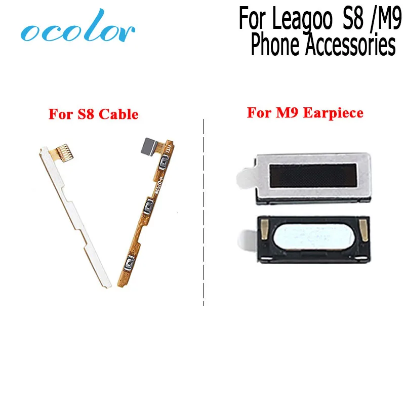 Ocolor для Leagoo S8 M9 Кнопка питания громкости гибкий кабель Замена аксессуары