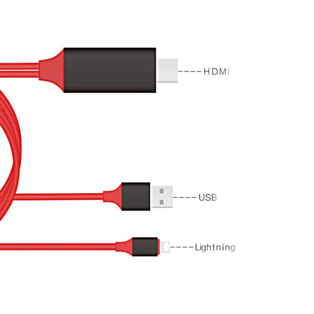 8 контактный HDMI кабель HDTV TV Цифровой AV адаптер USB 1080P смарт конвертер для Apple tv iPhone X