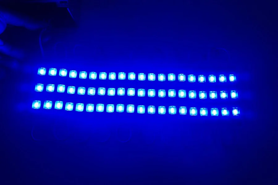 10 шт./лот Новинка 5730 3 светодиодный впрыска светодиодный модуль 12V с объективом Водонепроницаемый IP65, 120 градусов 1,5 Вт белый, СВЕТОДИОДНЫЙ знак, Магазин Баннер