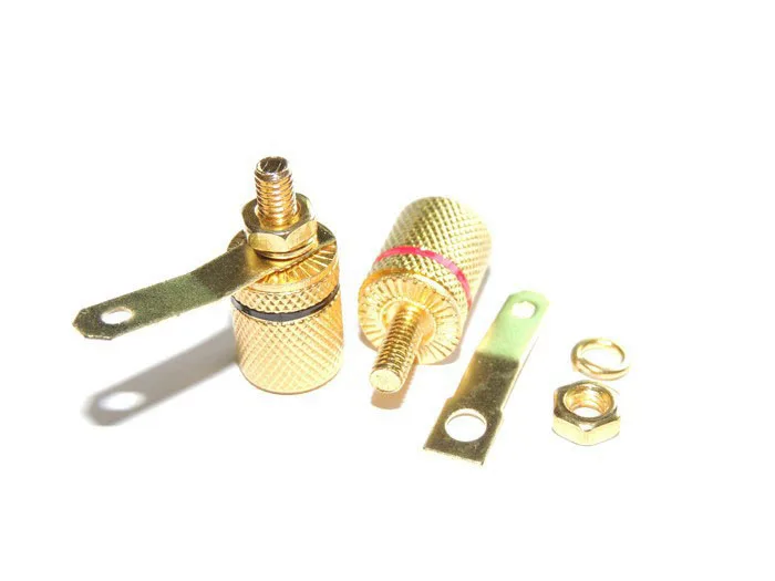 Позолоченная клемма усилителя динамика 100 шт. | Обустройство дома