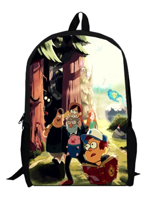 Рюкзак для мальчиков и девочек 15 дюймов двухслойный на заказ с героями