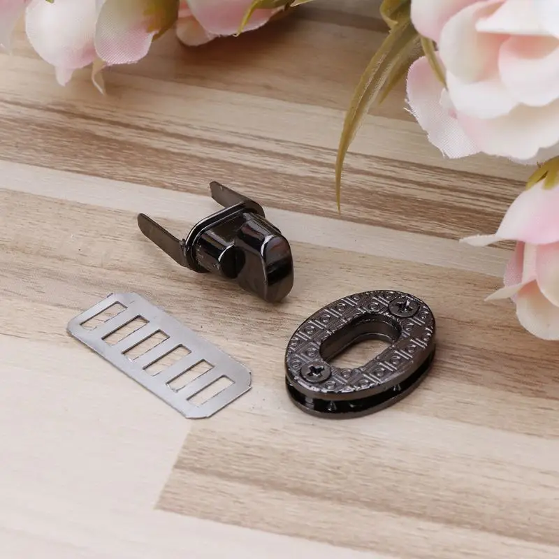 Новый 1 шт. в форме яйца Поворотный замок для сумок 4 цвета маленькая овальная