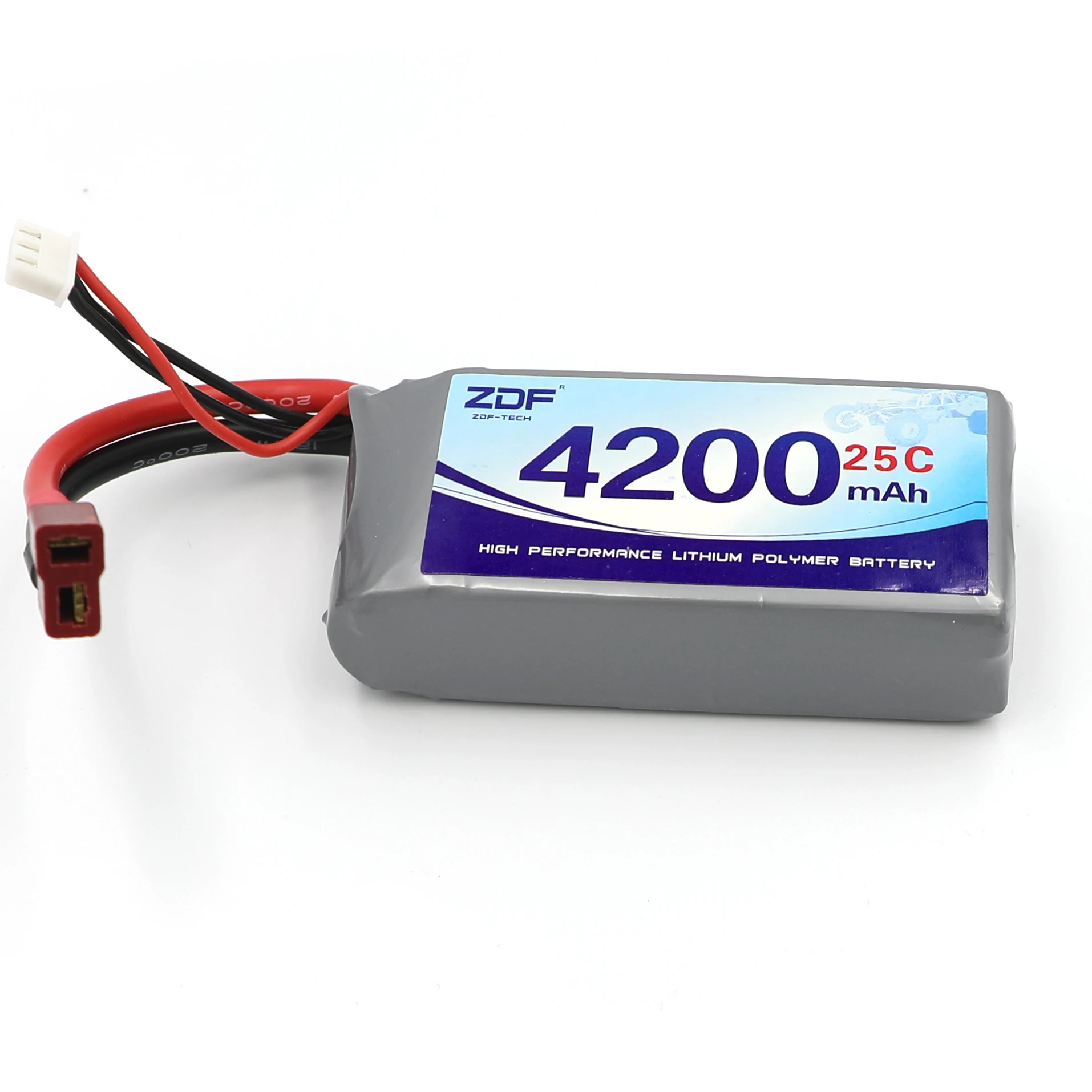 ZDF хорошее качество 2 шт. Rc Lipo батарея 7 4 В 4200 мАч 2S 25C Max50C для Wltoys 12428 12423 1:12 RC