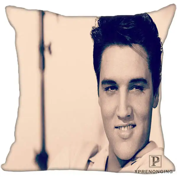 Square Pillowcases На Заказ Декоративная наволочка Элвис Пресли рок квадратная на молнии наволочка лучший подарок 35X35,40x40,45x45 см(одна сторона) 180516-30 - Цвет: Square Pillowcases
