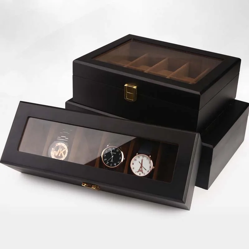 Коробка для часов с твердой деревянной краской изящный браслет Skylight коробка