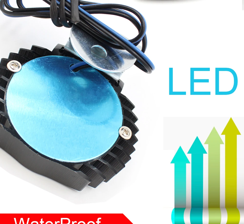 Универсальные Мотоциклетные аксессуары 2 шт. светодиодная фара для мотоцикла