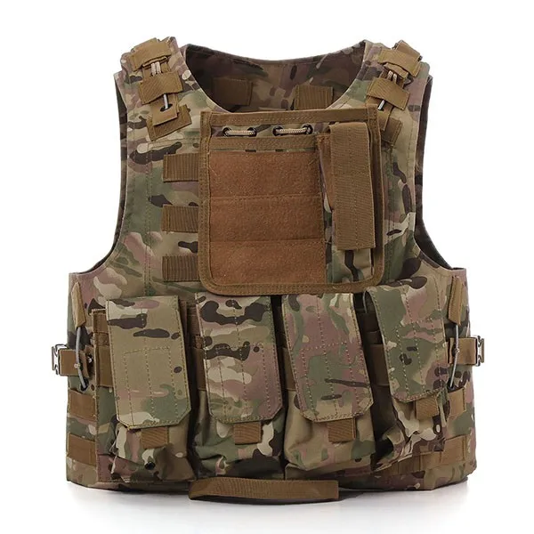 Прочный тренировочный тактический жилет для страйкбола пейнтбола боевой