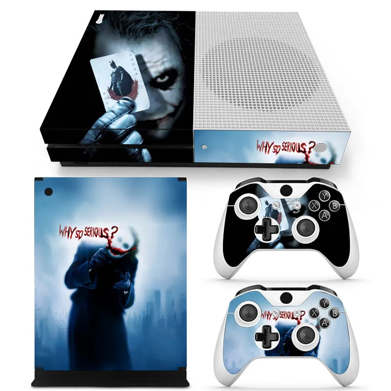 Виниловая наклейка Joker Защитная пленка для Microsoft Xbox One SLIM и 2 контроллера s XBOX ONE
