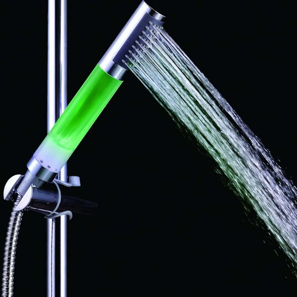 Новый стиль адаптера KSOL Artichaut Pour Douche Pomme de Pulverisation A douche avec 7 Couleurs светодиодный |