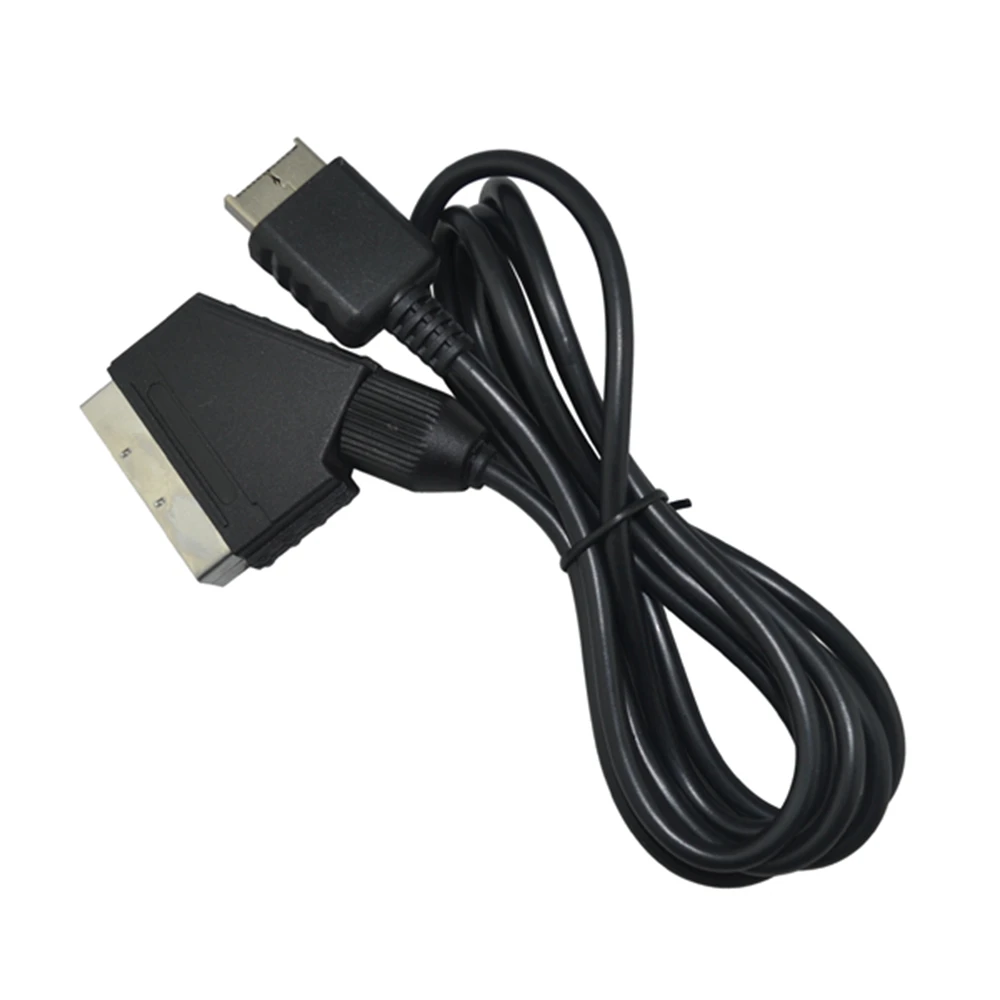 

100 pcs a lot Scart Cable AV Audio Video Cord for playstaion 2 3 for PS2 for PS3 Slim