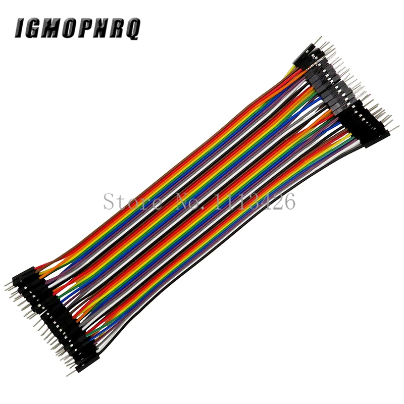 

Перемычка dupont line 400 шт./лот, 40 шт., 2,54 мм, 20 см