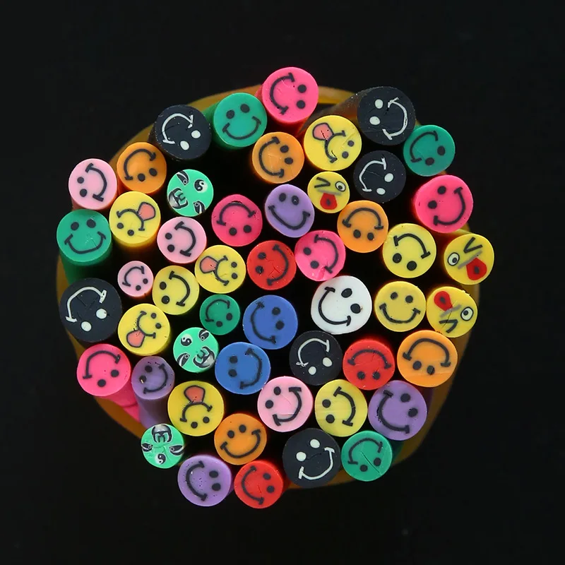 50pcs/pack Manicure Fruit Canes Rods Polymer Clay Sticks toy DIY Decoration Stickers for nail art | Игрушки и хобби