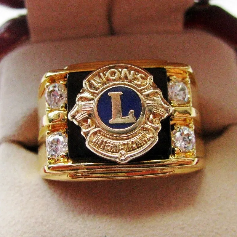 

Hot Selling Lab Onyx 18kT Gold Filled, NEW! Gents "Scottish Rite 14 Degree Masons" CREST Ring