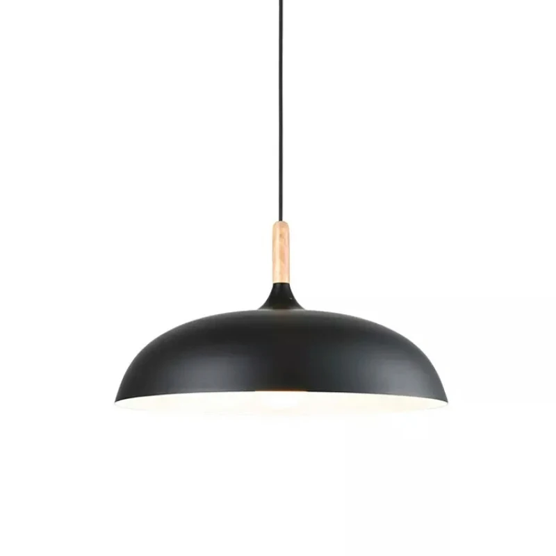 Nordic Macaron Pendant Lamps Aluminum and Wooden lampes suspendues Dining Room Restaurant Bar kitchen Loft Light Modern | Лампы и
