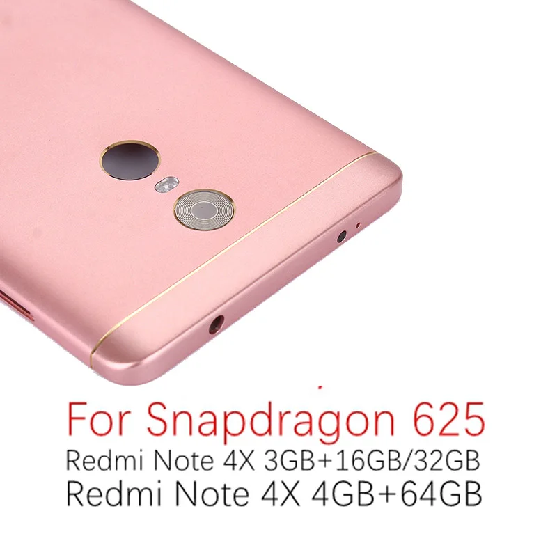 Задняя крышка батарейного отсека для Xiaomi Redmi Note 4X Note4X 32 ГБ запасные части задняя