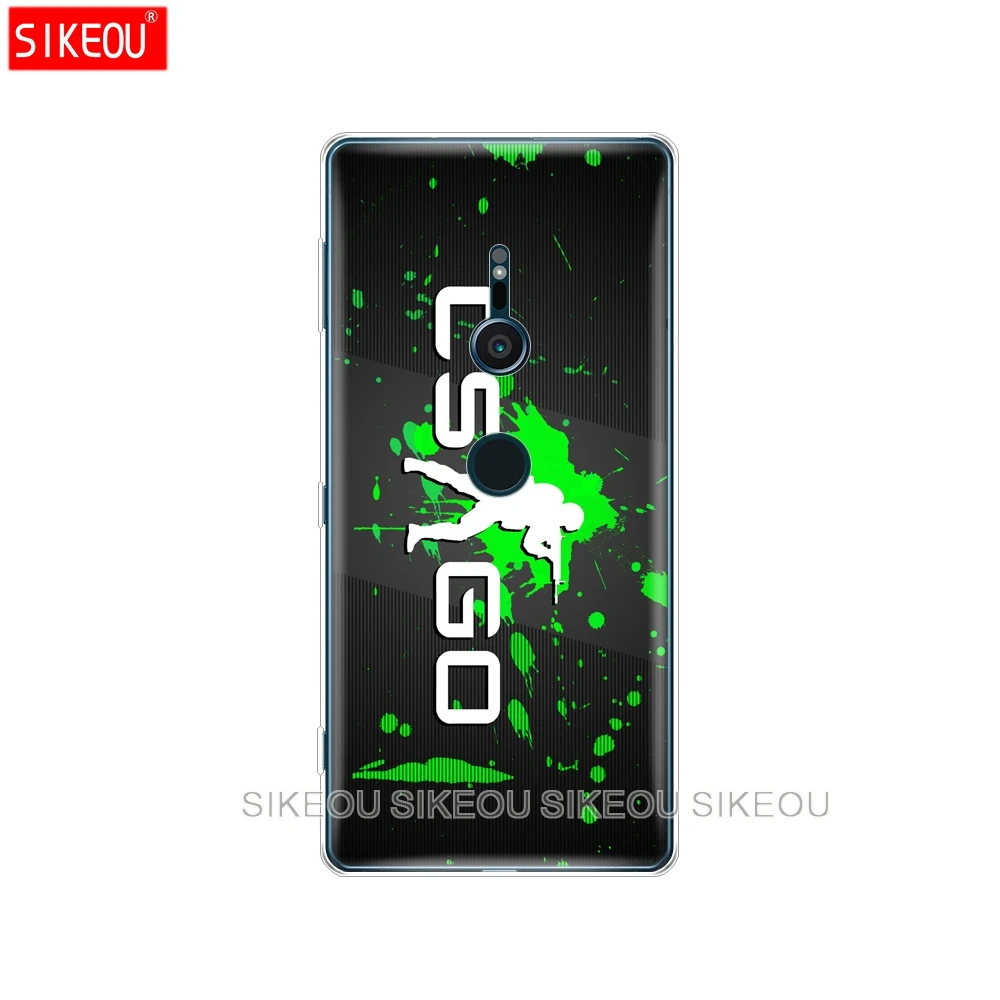 Силиконовый чехол для телефона sony xperia XA1 XA2 ULTRA PLUS L1 L2 XZ1 XZ2 compact XZ PREMIUM Counter Strike cs go |