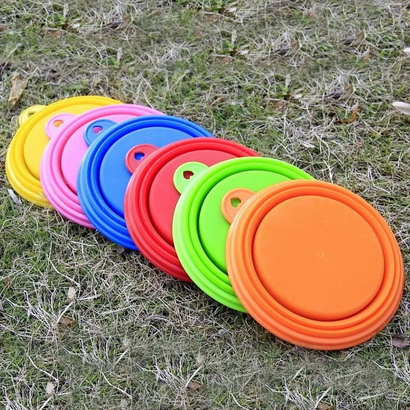 Товары для животных силикона миску ПЭТ складной портативный собака питьевой