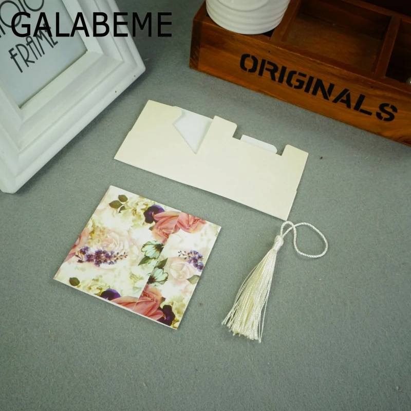 Galabeme 50 шт./лот 6 см x 3 8 свадебные коробка конфет с Ленточки шоколад Коробки подарки