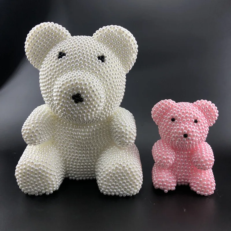 Творческие интересные подарки DIY Перл Медведь Комплект 34 см пена медведь для