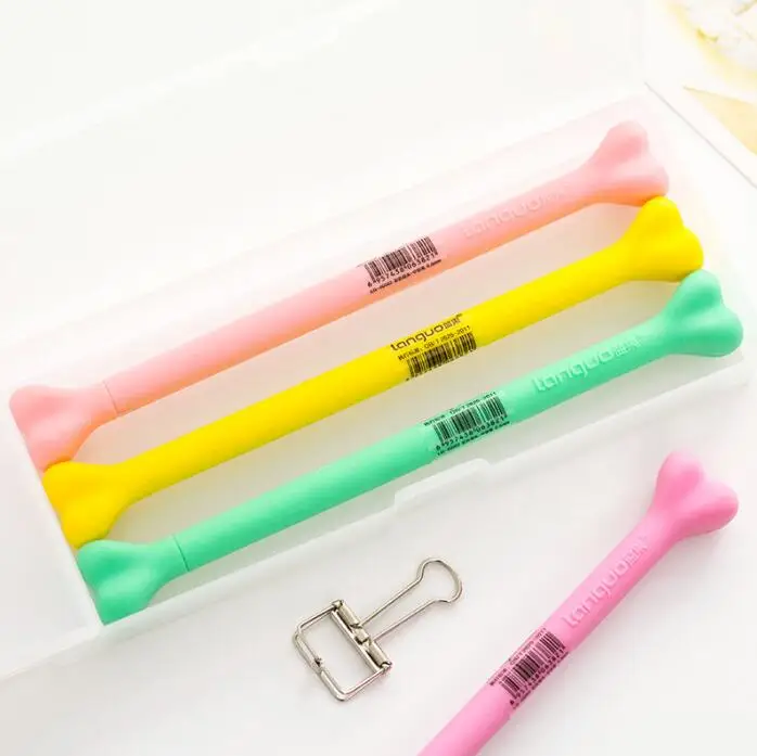 0 5 мм Простая ручка карамельного цвета в виде кости чернила для гелевой ручки