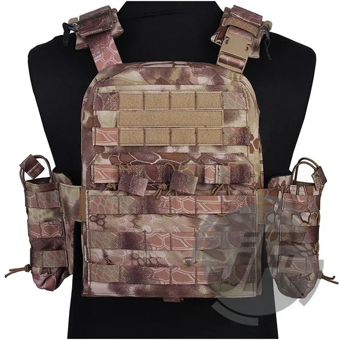 Emerson темно-синяя клетка несущая пластина NCPC жилет EmersonGear тактический MOLLE Регулируемый жилет Doffing Универсальный бронежилет w/Cummerbund - Цвет: HLD
