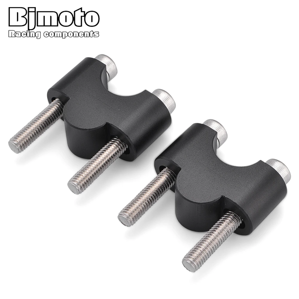 

BJMOTO Motorcycle Aluminum Alloy Handlebar Risers Height up Adapters For YAMAHA MT-07 FZ-07 TRACER 700 MT07 Moto Cage 2014-2017