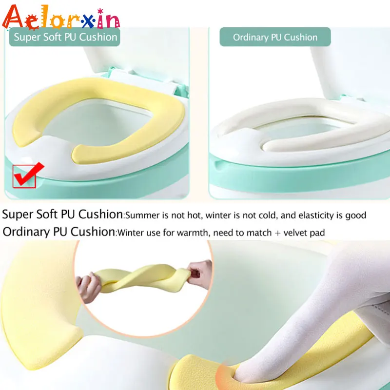 6 Months To 8 Years Simulated Toilet Portable Children's Potty Baby Potty Training Girls Boy Kids Newborns Toilet Seat Nursear