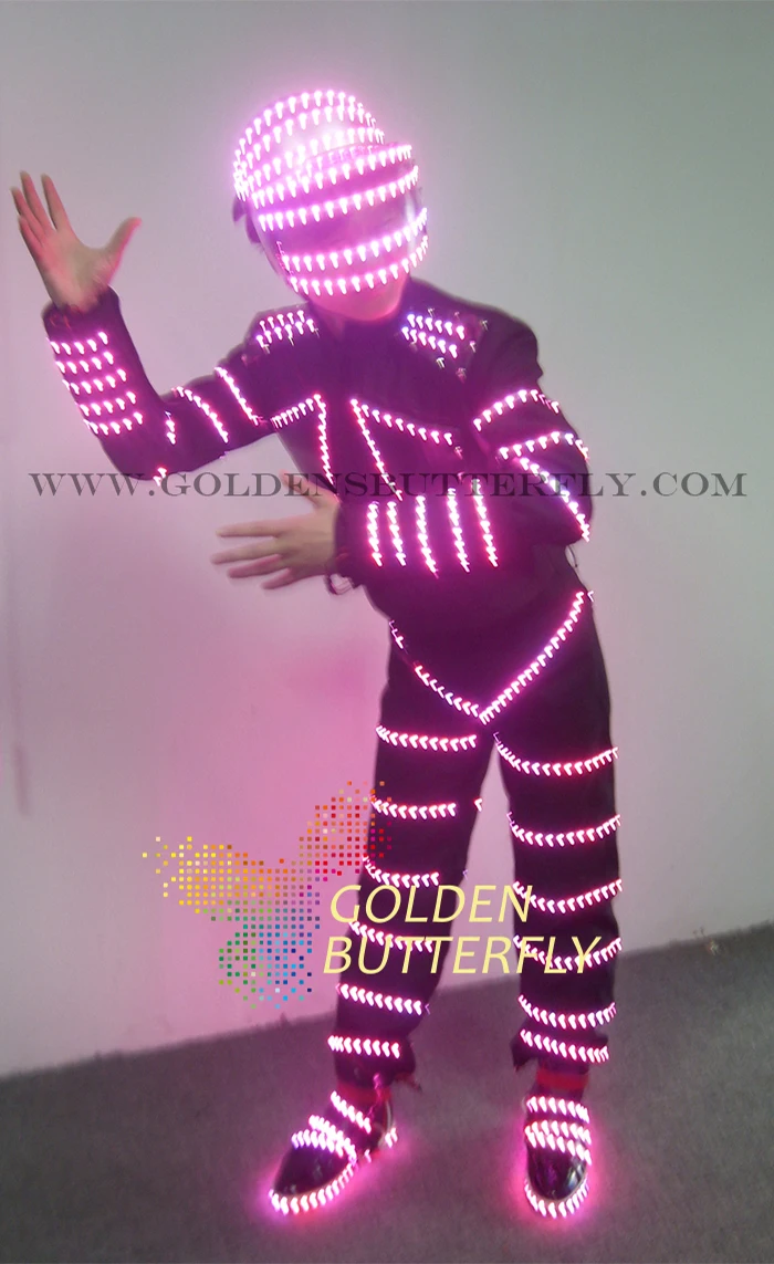 Одежда со светодиодами светящаяся одежда Сияющие костюмы перчатки 2017 горячая