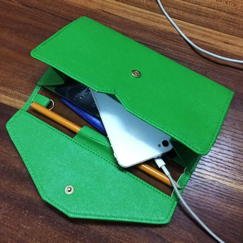 Новинка Carteras Mujer кожаный кошелек для кредитных карт дизайнерские сумки для мобильных телефонов Обложка для паспорта Чековая книжка, кошелек - Цвет: 7