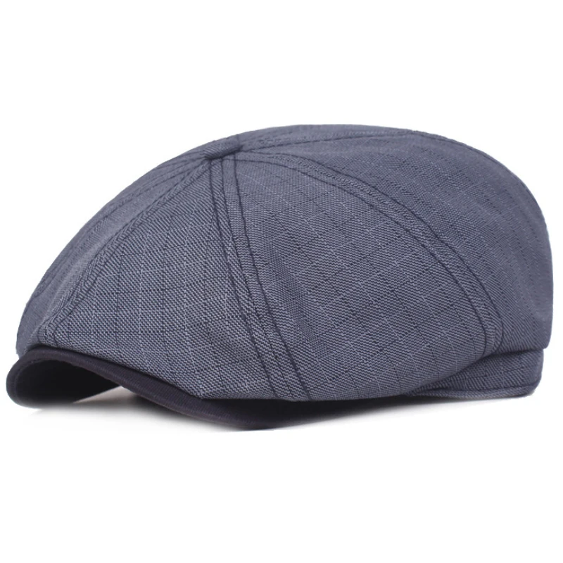 

HT2271 2019 New Fashion Beret Cap Men Women Vintage Spring Summer Ivy Cabbie Flat Cap Painter Artist Octagonal Newsboy Cap Beret