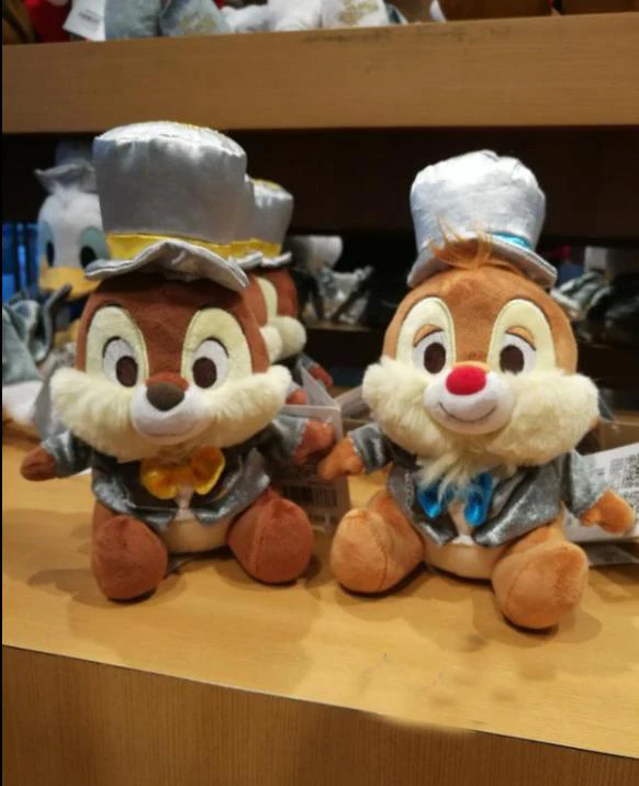 D23 EXPO брелок Микки Минни Дональд Дак Дейзи Дак Гуфи Плутон чип и Дейл топ шляпа плюшевая фигурка кукла игрушка