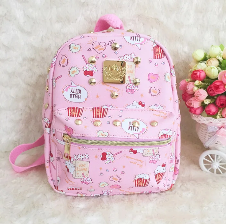 L Hello kitty сумка Детская Мультфильм My Melody большие сумки для девочек путешествия KT рюкзак Водонепроницаемый девушка школьная сумка на плечо хорошее качество - Цвет: L