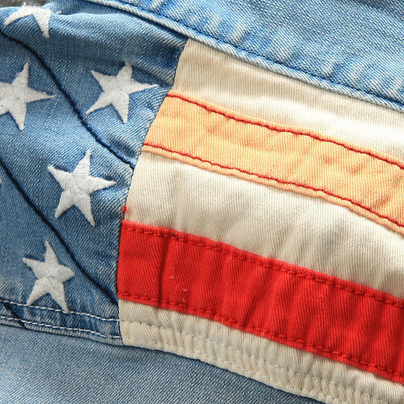 New 2015 Spring and Summer men's denim vest casual Slim lapel striped mens sleeveless jean jacket | Тематическая одежда и