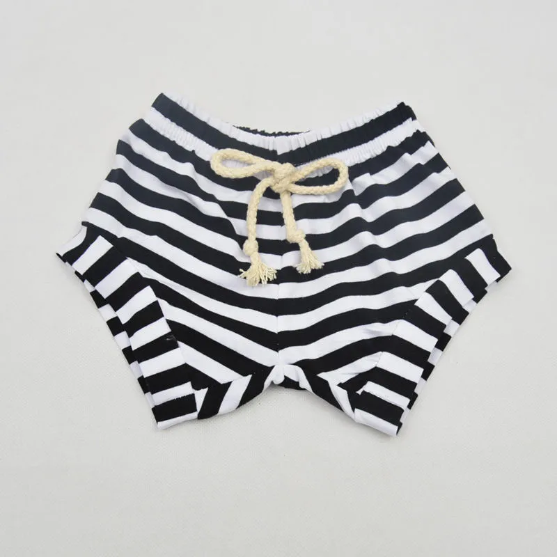 Модные летние хлопковые шаровары для новорожденных маленьких мальчиков и