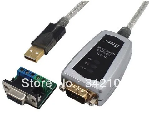 Бесплатная доставка! Кабель адаптер USB 2 0 в RS485 RS422 RS 485 600 Вт с защитой от